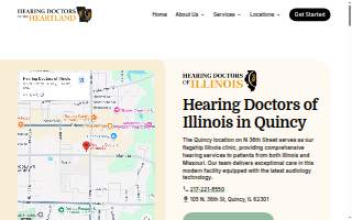 Hearing Doctors of Illinois website