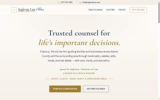 Inghram Law Office website