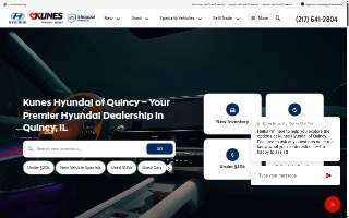Kunes Hyundai of Quincy Service website