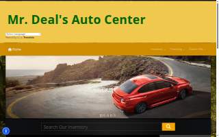 Mr Deals Auto Center website