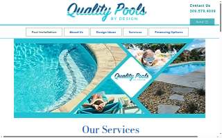 Quality Pools by Design of Peoria website