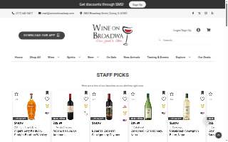 Wine on Broadway website