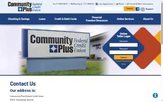 Community Plus Federal Credit Union website