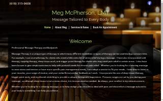 Meg McPherson, LMT website