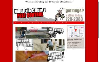 Moultrie County Pest Control website