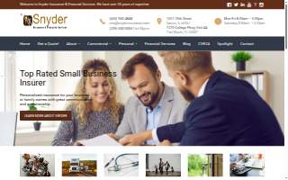 Snyder Insurance website