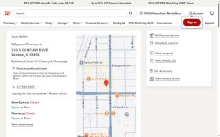 Walgreens of Rantoul website