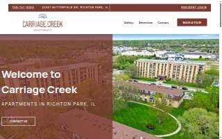 Carriage Creek Apartments website