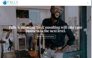 Falls Accounting & Tax Services website