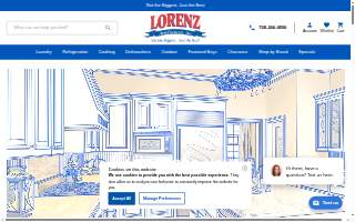 Lorenz Appliance of Richton Park website
