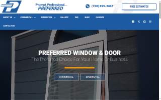 Preferred Window and Door Inc of Richton Park website