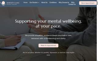 Serenity Home Care website