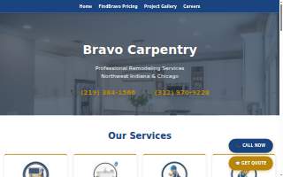 Bravo Carpentry Kitchen Remodeling Contractor website
