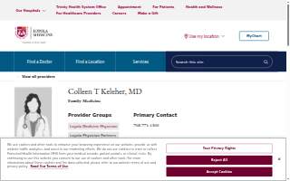 Colleen Keleher, MD website
