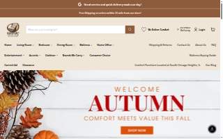 Comfort Furniture website