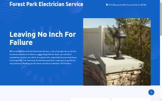 Forest Park Electrician Service website