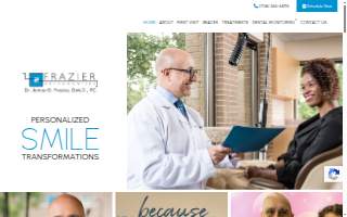 Frazier Orthodontics of River Forest website