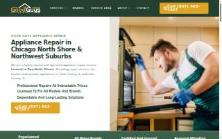 Good Guys Appliance Repair website