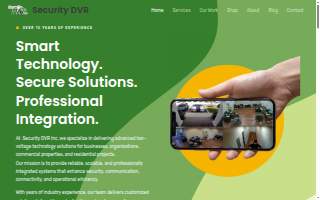 Security DVR Inc. of Burbank website