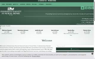 Zimmerman-Harnett Funeral Home of River Forest website