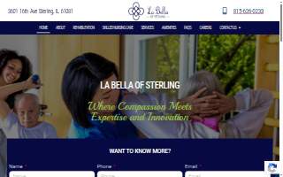 La Bella of Sterling website