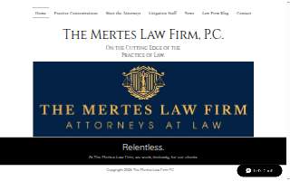 The Mertes Law Firm, P.C. of Rock Falls website