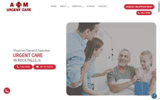Am Urgent Care of Rock Island website