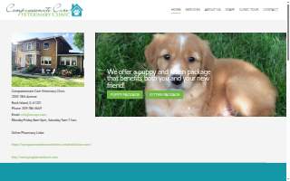 Compassionate Care Veterinary Clinic website