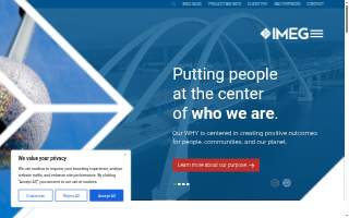 IMEG - Headquarters website