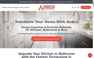 Andco Kitchens & Baths, Inc. website
