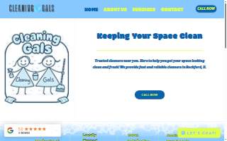 Cleaning Gals website