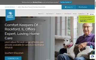 Comfort Keepers Home Care of Rockford website