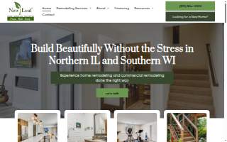 New Leaf Remodeling website