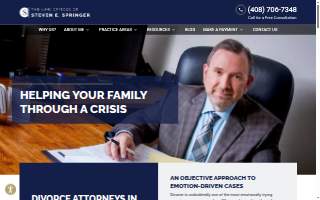 Springer Law Firm website