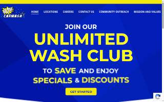 WOW Wash Car Wash website