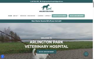 Arlington Park Veterinary Hospital website