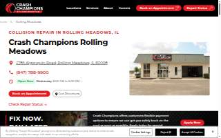 Crash Champions Collision Repair Rolling Meadows website