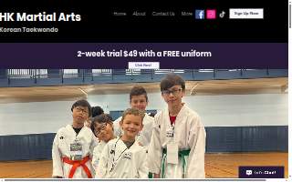 HK Martial Arts / TaeKwonDo website