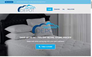 Mattress Depot Outlet website