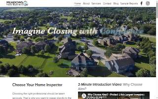 Meadows Home Inspections of Rolling Meadows website