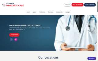 NewMed Immediate Care - Hoffman Estates/Schaumburg of Rolling Meadows website