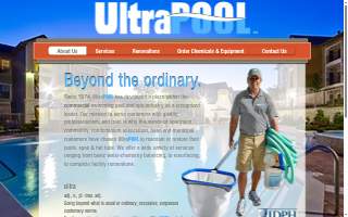 Ultra Pool website