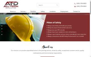 All-Tech Decorating Co. website