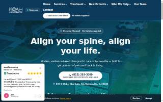 KOAH Chiropractic website