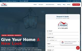 Norbac Remodeling website