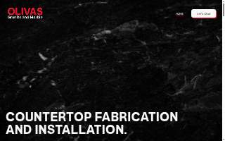 Olivas Granite & Marble website
