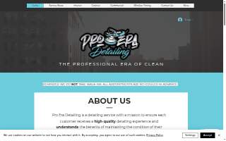 Pro Era Detailing of Romeoville website