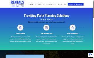 Rentals Unlimited of Romeoville website