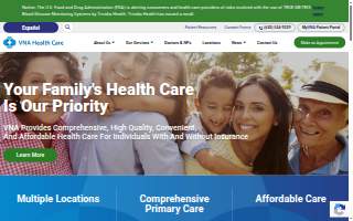 VNA Health Care of Romeoville website