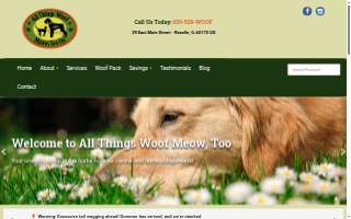 All Things Woof Meow, Too of Roselle website